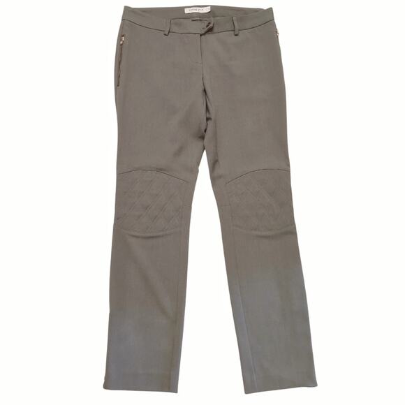 CENTRE VILLE PARIS Olive Green Pants Size 8 Military Style Skinny Leg Casual - Picture 1 of 10